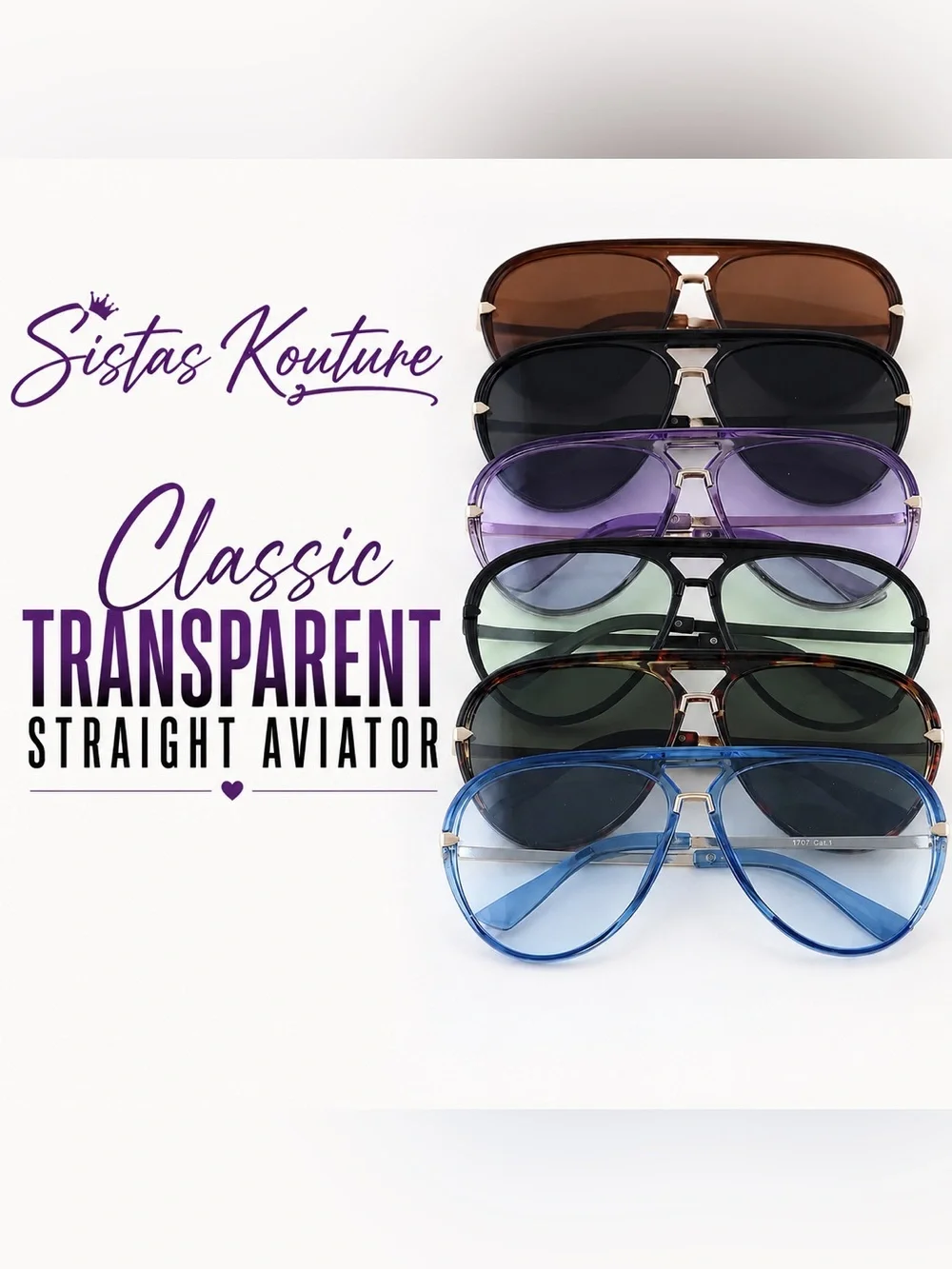 Tortoiseshell Black Lens Women's Fashion Sunglasses